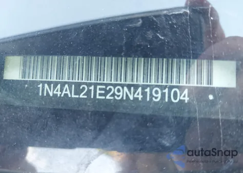 2009 Nissan Altima 2.5 S from USA, damaged, VIN 1N4AL21E29N419104